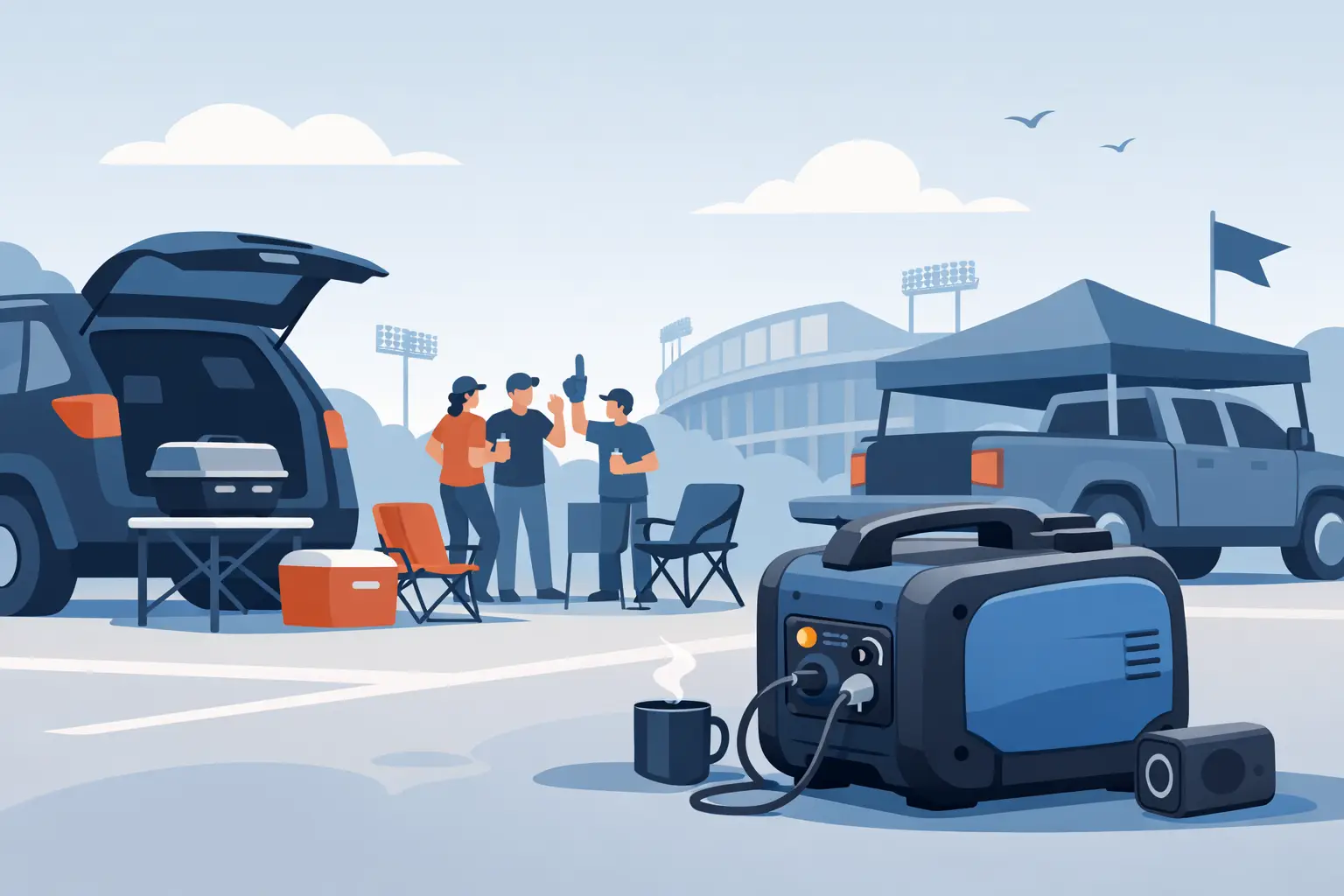 Best Quiet Inverter Generator for Tailgating