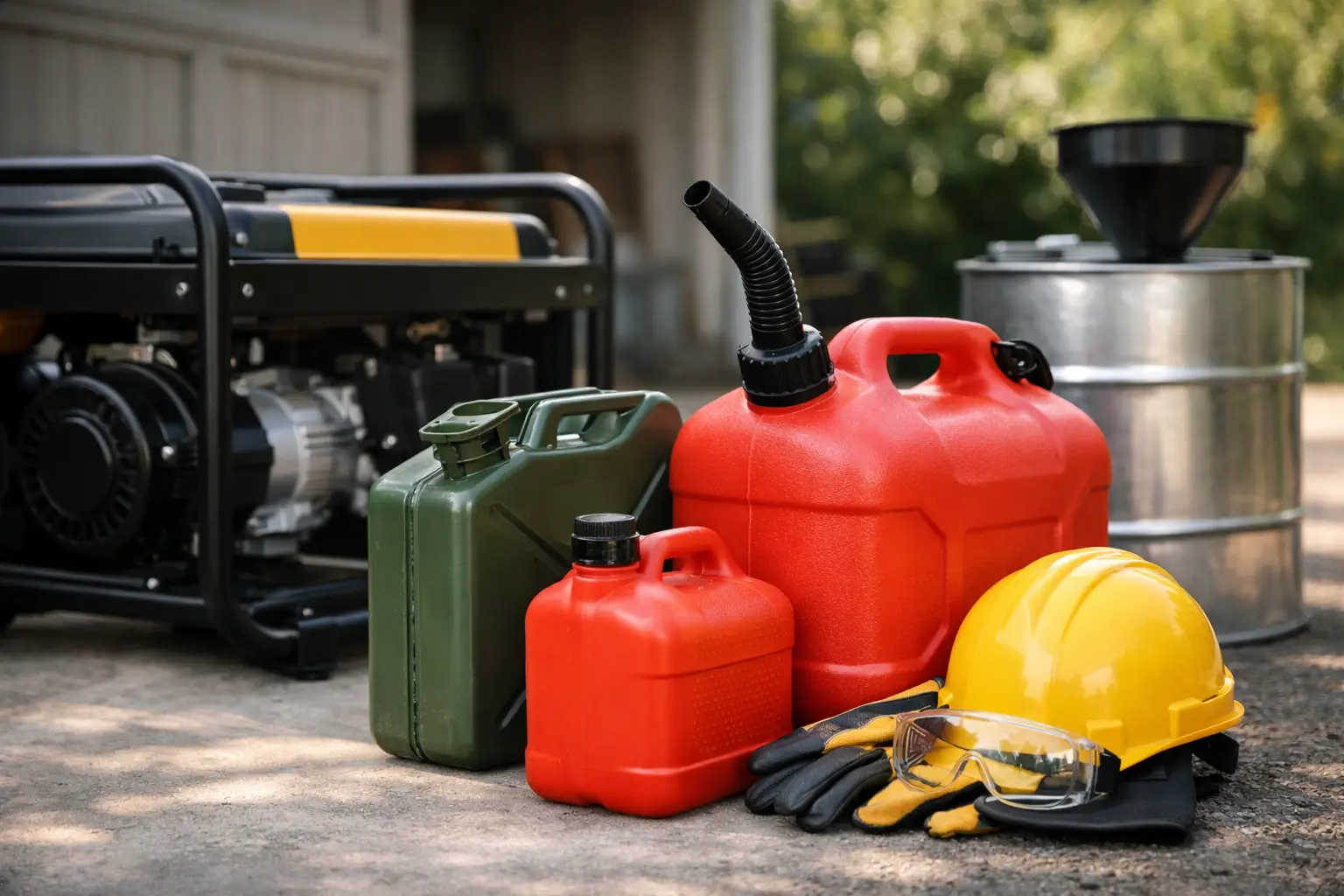 How to Store Generator Fuel Safely